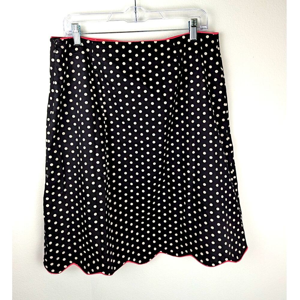 Sam TY polka dot skirt Sz 14 Waist 34" Length24.5'Hips to 46" lined well made